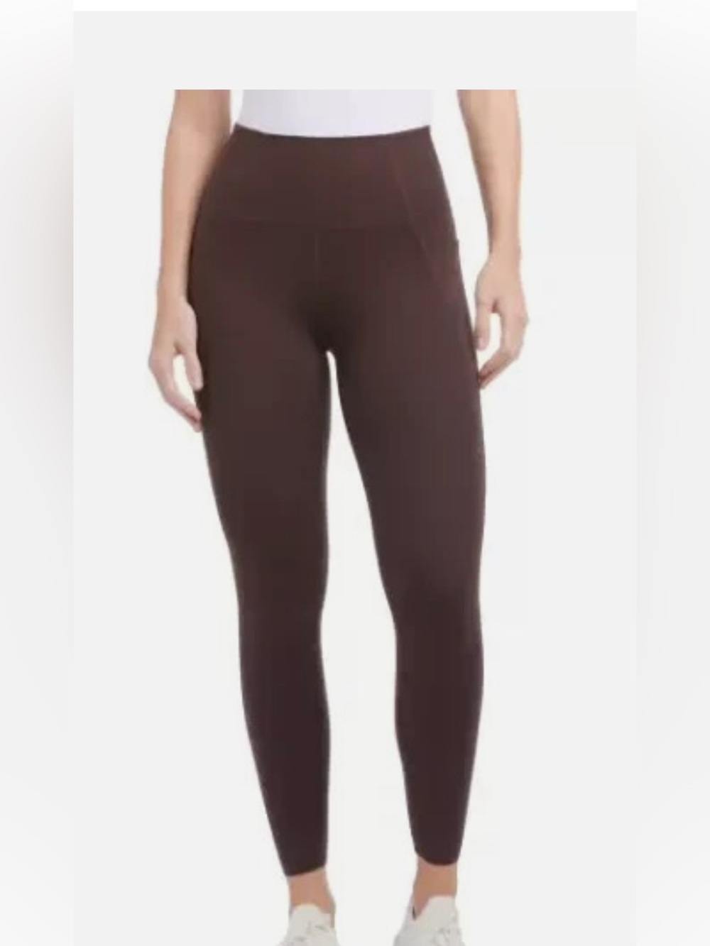 NWOT Danskin Women's High-Rise Brushed Athletic Leggings Espresso Brown, Size S